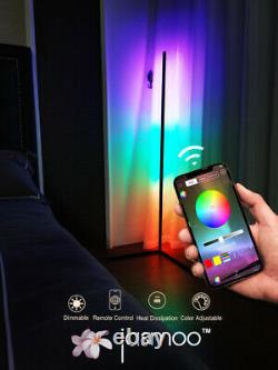Jasmoo Modern RGB Lamp Minimalist LED Corner Floor Mood Lighting