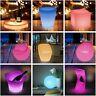 LED Color Light Up Furniture Chairs Bar Stool Ball Cube Bucket Planter Tray Pub