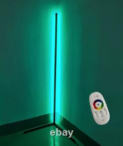 LED Corner Floor Lamp Modern Colour Changing RGB Minimalist Mood lighting