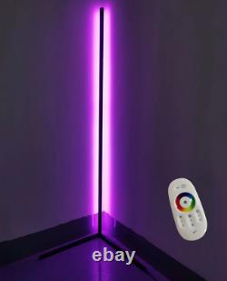 LED Corner Floor Lamp Modern Colour Changing RGB Minimalist Mood lighting