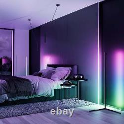 LED Corner Floor Lamp Variable Color LED Floor Lamp RGB With Remote Control