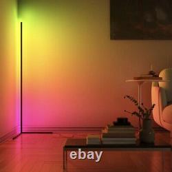 LED Corner Floor Lamp Variable Color LED Floor Lamp RGB With Remote Control