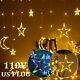 LED Curtain Fairy String Lights Twinkling Star Moon Christmas tree Xmas Decro