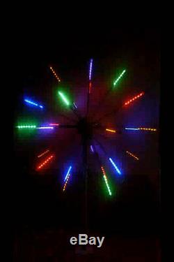 LED Fireworks Light Outdoor Holiday Light 27 Branch 6.5ft 7 Color-Change RBGYOPW