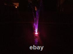 LED Floating Water Fountain with RGB Color Changing LED light ring & water pump