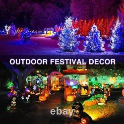 LED Flood Light Outdoor Lamp RGB Garden 20 Colors 20W Changing Remote Control