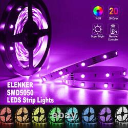 LED Light Strip, 16.4ft RGB LED Light Strip 5050 LED Tape Lights, Color Changing