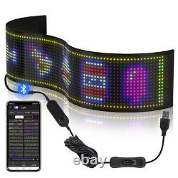 LED Matrix Pixel Panel Bluetooth APP USB 5V Flexible Addressable RGB Graffiti