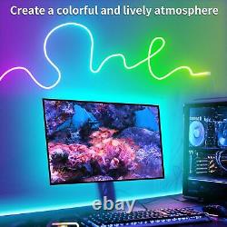 LED Neon Rope Light RGB Room Decor Flexible LED Pixels Strip Light 24V Outdoor