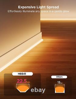 LED Neon Rope Light for Wall Lining, Work with Matter, Alexa, 16.4Ft RGBIC