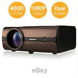LED Projector Smart Home Theater Android 6.0 1080P HD Video Movie Multimedia US