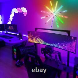 LED RGB Fireworks Light Bluetooth APP Control Smart Hanging Fireworks Lights US