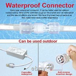 LED Rope Lights Outdoor Waterproof 120ft RGB Waterproof Outdoor LED Strip Lig
