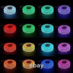 LED Rope Lights, Waterproof 16 Colors Changing RGB Rope Light 50FT Multicolor