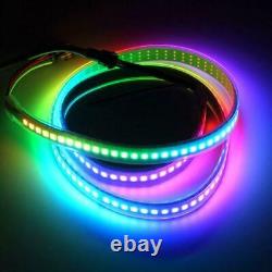 LED STRIP RGB Black PCB SK6812 1m 2m 144 Pixels 43.2w 5V Upgrade WS2812B SP107E