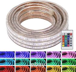 LED Strip Lights, 50 Ft SMD 5050, Waterproof Color Changing Permanent Outdoor Fl