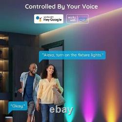 LED Tuya Smart Wall Music Sync Lighting Home Wall Light With Alexa Multicolor