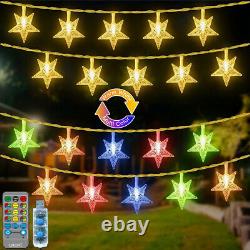 LED Twinkle Stars Fairy String Lights Color Changing In/Outdoor Xmas Party Decor