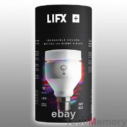 LIFX + A19 Night Vision LED Light Bulb B22 Bayonet Cap A60 Wi-Fi 16 Mil. Colour