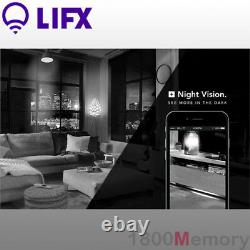 LIFX + A19 Night Vision LED Light Bulb B22 Bayonet Cap A60 Wi-Fi 16 Mil. Colour
