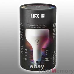 LIFX + BR30 Night Vision LED Light Bulb E27 Edison Screw A60 Wi-Fi 16 Mil Colour