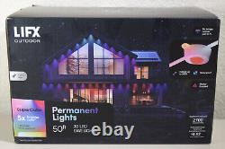 LIFX Permanent Outdoor Lights 30 LED Eave Lights 50ft 2700 Lumen NEW SEALED