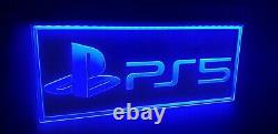Large PlayStation 5 LED Sign Neon Light Color Changing GAME ROOM PS5 NINTENDO