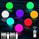 Led Floating Lights For Pool & Pond Rechargeable Color Changing Waterproof Lamp