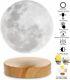 Levitating Moon Lamp, Floating and Spinning in Air Freely with 3D Printing LED Mo
