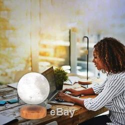 Levitating Moon Lamp, Floating and Spinning in Air Freely with 3D Printing LED Mo