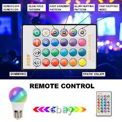 Lot E27 RGB LED Light Bulb 16 Color Changing Remote Control Xmas Decor Lights