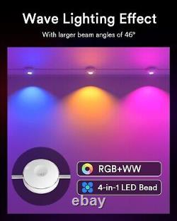 Lumary Permanent Outdoor Eave Lights 65FT w 39 LED Smart RGB APP Voice Remote