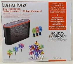 Lumations 4 in 1 Collection Holiday Symphony of Lights Musical Light Show