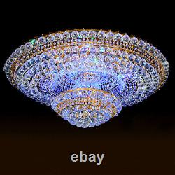 Luxury 7-Color Change Led Crystal Light K9 Ceiling Lamp Chandelier Pendant Light