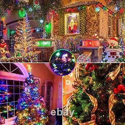 MZD8391 262FT 800 LED Color Changing Christmas Lights Outdoor Indoor Warm Whi