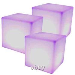 Main Access 16 Pool Spa Waterproof Color-Changing LED Light Cube Seat (3 Pack)