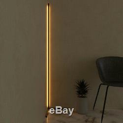 Minimalist LED Corner Floor Pole Lamp Colour shifting License 33-Smd 42mm Black