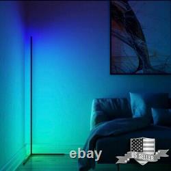 Minimalist RGB Lamp LED Corner Floor Lamp With Remote USA STOCK