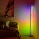 Modern RGB Lamp LED Corner Floor Lamp Light Strip for Living Room With Remote