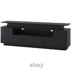 Modern Stylish Functional TV stand with Color Changing LED Lights Universal
