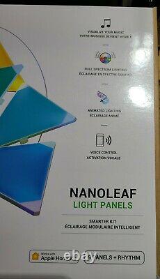 NANOLEAF 9 Light Panels, RHYTHM EDITION, NEW Factory Sealed