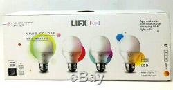 NEW! Lifx Mini Multi-color A19 Dimmable Wifi Enabled Smart LED Light Bulbs 4pack
