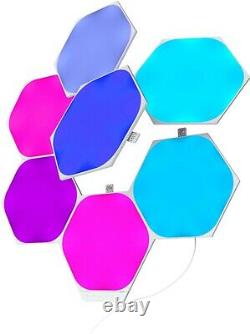 NEW! Nanoleaf Hexagon Shapes Color Light Panels Smarter Kit 7 Panels