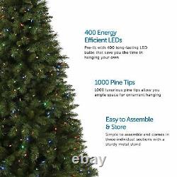 NOMA 7-Ft Henry Fir Artificial Color Changing LED Pre-Lit Holiday Christmas Tree
