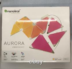 Nanoleaf Aurora Rhythm 9 Modular Multicolor Light Panel Smarter Kit