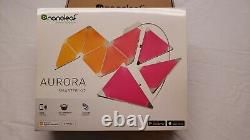 Nanoleaf Aurora Smarter Kit 9 Panel Modular Multicolor Light Full Spectrum