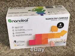 Nanoleaf Canvas Smarter Starter Kit with 9 Light Panel Squares NL29-0003SW-9PK