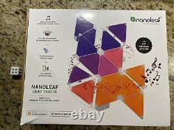 Nanoleaf Light Panels Rhythm Smarter Kit Multi-Color 15 Panels + Rhythm New