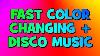 Neon Changing Color Dance Music Flashing Fluo Lights Colorful Lights Fast Colour Changing