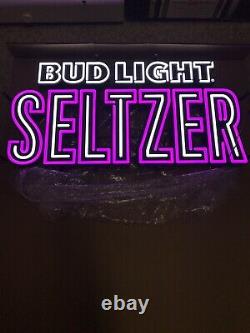 New Bud Light Seltzer Led Sign. 16 x 32 Change 5 different colors, look good